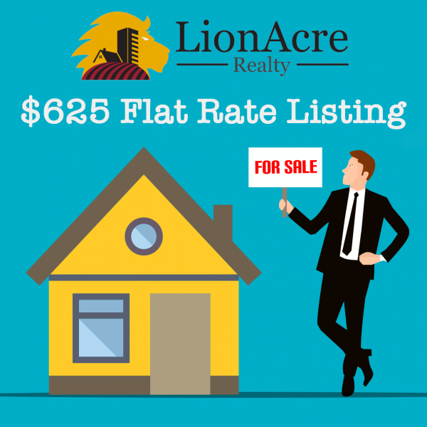 $625 Flat Fee Listing